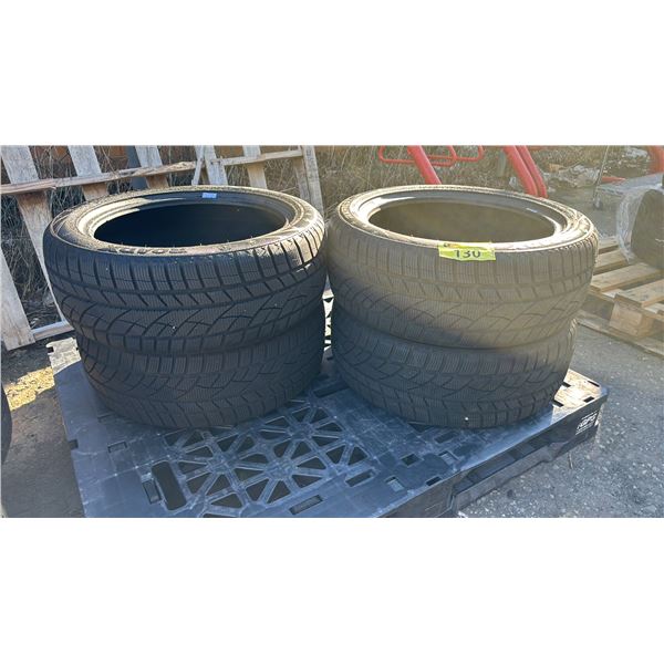 (4) ROADX RXFROST 205/50R17 RADIAL TUBELESS M&S TIRES