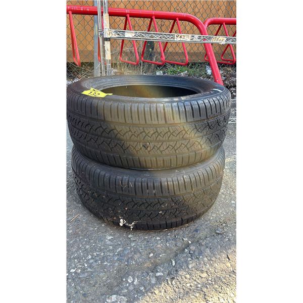 (2) CONTINENTAL TRUE CONTACT  235/55 R 17-99H M&S RADIAL TUBELESS STANDARD LOAD TIRES