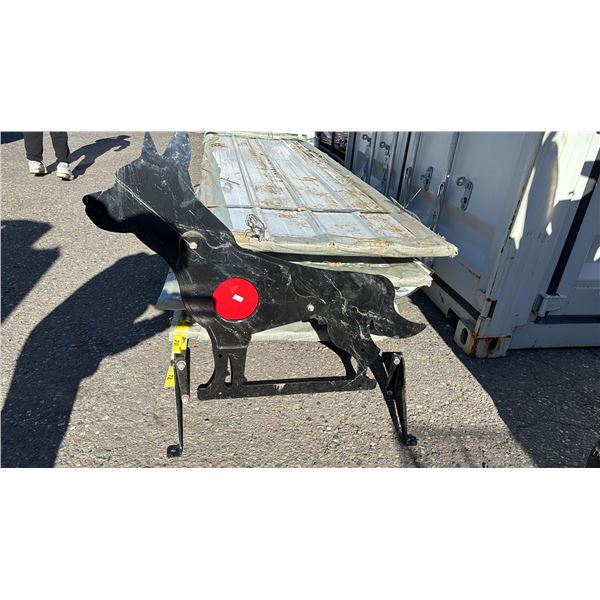 ANIMAL SHAPED STEEL SHOOTING TARGET