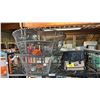 Image 1 : TWO LARGE FISHING NET  BASKETS AND BAG OF FISHING HOOKS