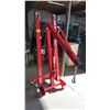 Image 1 : RED HEAVY DUTY HYDRAULIC FOLDABLE CRANE 8 TON