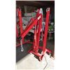 Image 2 : RED HEAVY DUTY HYDRAULIC FOLDABLE CRANE 8 TON