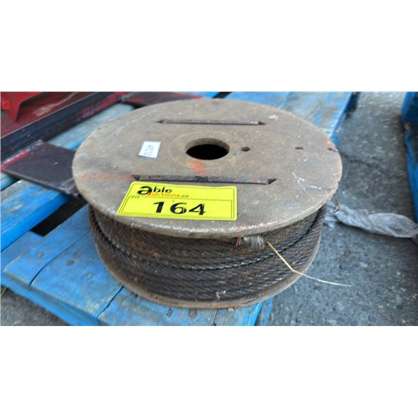 SPOOL OF HEAVY DUTY STEEL CABLE