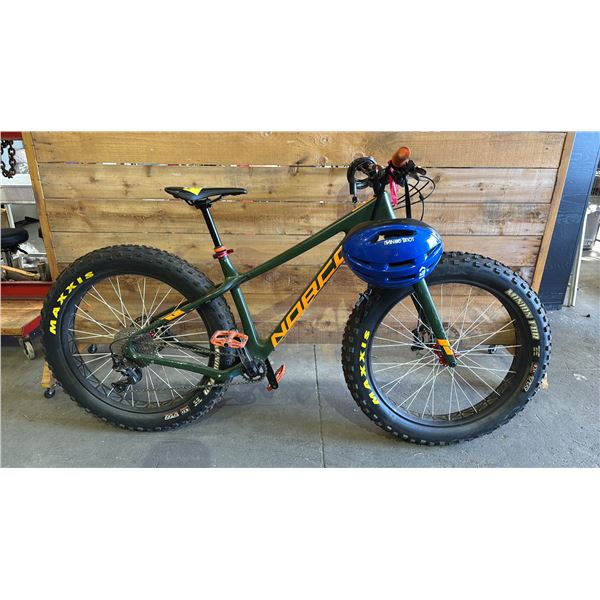 NORCO ITHAQUA 10 SPEED MOUNTAIN BIKE WITH HELMET