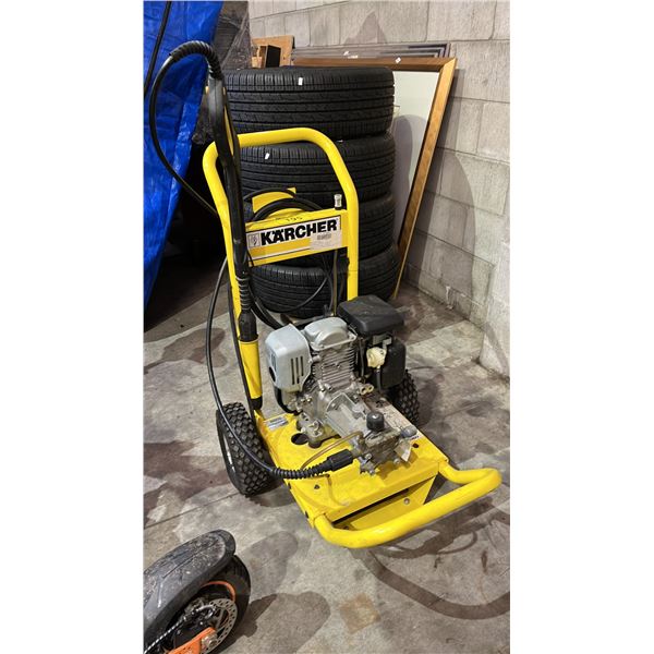 KARCHER GAS POWERED PRESSURE WASHER WITH HOSE *NO WAND*