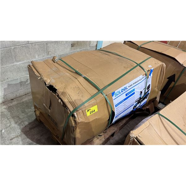 *NEW IN BOX/READY TO ASSEMBLE* SDLOOL SL-D3 3-WHEELED ELECTRIC CART *DAMAGED BOX*