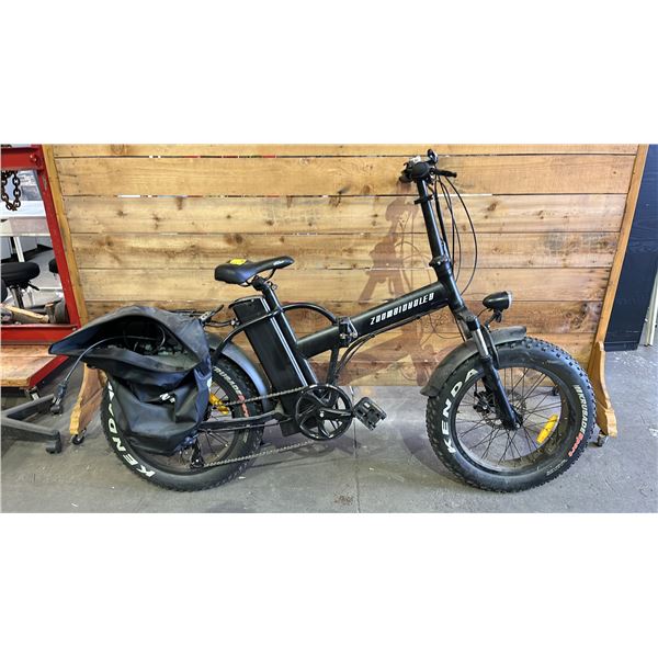 ZOOMBICYCLES ELECTRIC BIKE WITH CHARGER *UNKNOWN WORKING CONDITION*