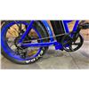 Image 4 : ZOOMBICYCLES BLUE ELECTRIC BIKE WITH CHARGER  *UNKNOWN WORKING CONDITION*