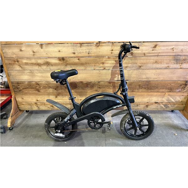 JETSON BLACK E-BIKE *NO CHARGER/UNKNOWN WORKING CONDITION*