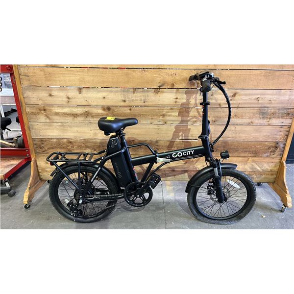 GO CITY ELECTRIC BIKE *NO CHARGER/UNKNOWN WORKING CONDITION/MAY BE MISSING PARTS & OR PIECES*