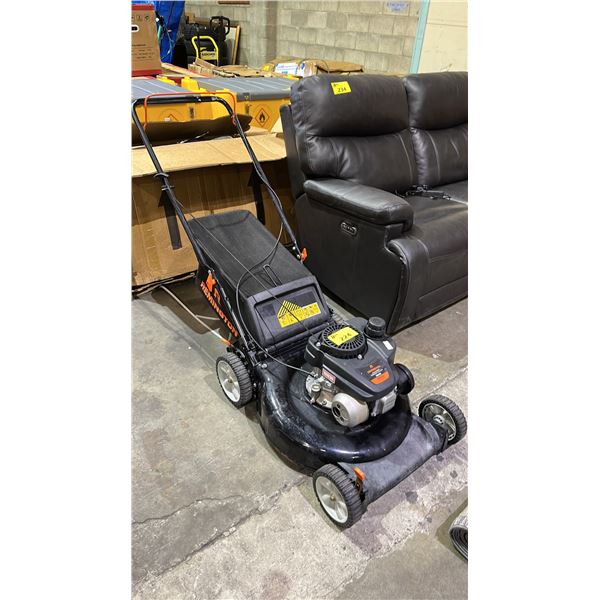 REMINGTON 21" GAS PUSH LAWN MOWER *UNKNOWN WORKING CONDITION/MAY BE MISSING PARTS & OR PIECES*
