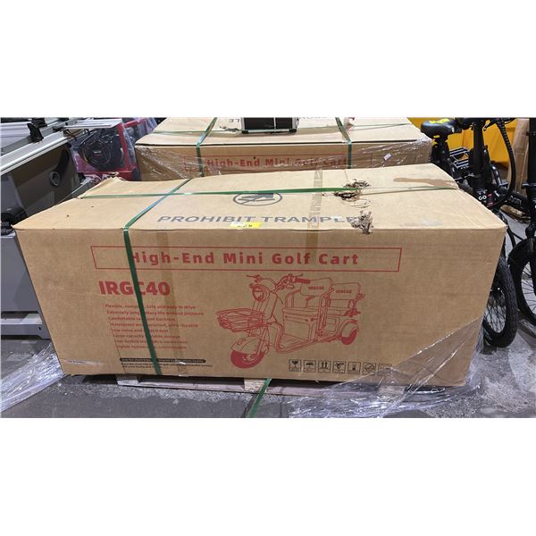 *NEW IN BOX/READY TO ASSEMBLE* IRGC40 HIGH-END MINI GOLF CART