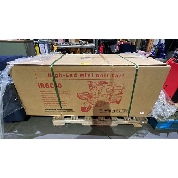 *NEW IN BOX/READY TO ASSEMBLE* IRGC40 HIGH-END MINI GOLF CART