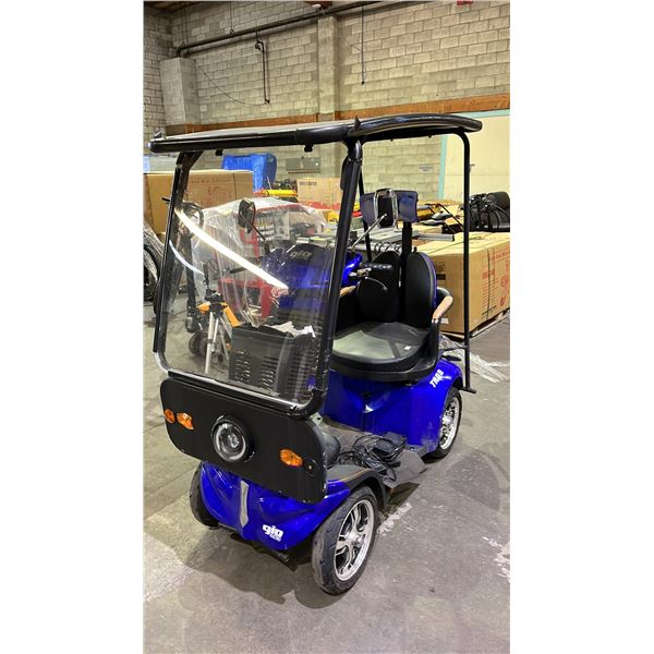 TRON ELECTRIC GOLF CART WITH CHARGER *NO KEY/UNKNOWN WORKING CONDITION*