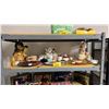 Image 1 : SHELF LOT OF ASSORTED COLLECTABLES ITEMS INCL. FIGURES, DISHES AND MORE