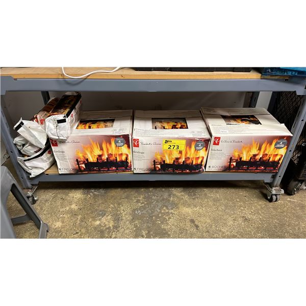 SHELF OF PRESIDENT'S CHOICE 4HR FIRELOGS
