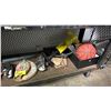Image 3 : SHELF OF ASSORTED SPORTS ITEMS INCL. LEATHER BASEBALL GLOVES, BATS, BASKETBALL AND MORE