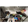 Image 1 : SHELF OF ASSORTED ITEMS INCL. GOPRO HERO, VTECH FOUR HANDSET CORDLESS ANSWERING SYSTEM AND