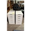 Image 2 : WOOD 5-DRAWER STORAGE UNITS: APPROX 27"T X 23"D X 14"W