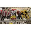 Image 3 : SHELF OF ASSORTED ITEMS INCL. HUSKY PLIERS, STANLEY WIRE STRIPPERS AND WELLER SOLDERING IRON KIT