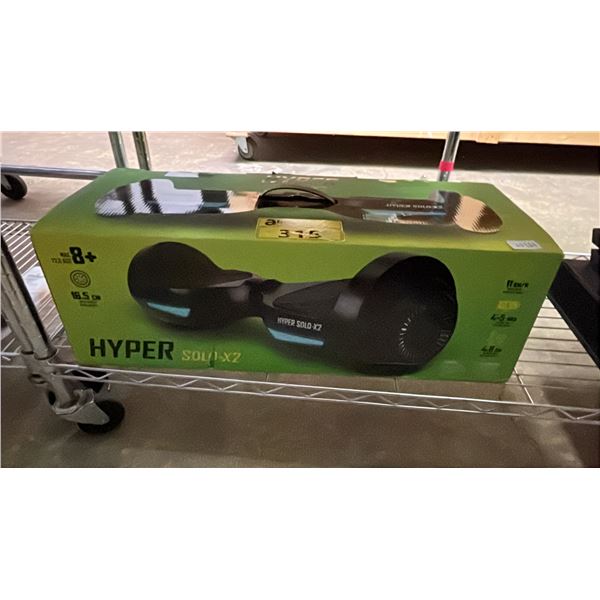 *NEW IN BOX* HYPER SOLO-X2 HOVERBOARD