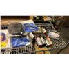 Image 3 : SHELF OF ASSORTED ITEMS INCLUDING UNICORN SPIT GEL STAINS, WIGS, VACUUMED T-SHIRTS AND MORE