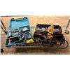 Image 1 : MAKITA JIG SAW AND DEWALT 4-1/2" ANGLE GRINDER WITH CASE