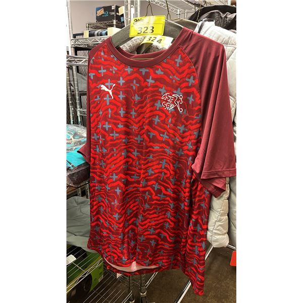 *NEW WITH TAG* PUMA MEN'S SWITZERLAND NATIONAL TEAM PRE-MATCH JERSEY SIZE XXL