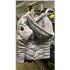 Image 2 : *NEW WITH TAGS* NAUTICA WOMEN'S LIGHT GREY QUILTED PUFFER JACKET