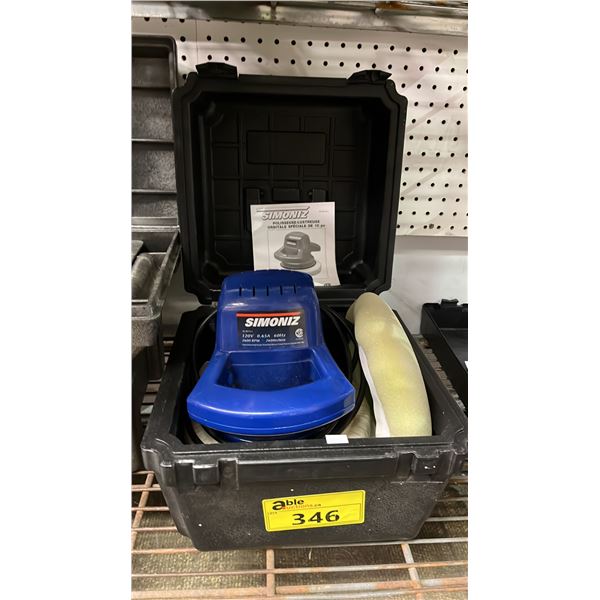SIMONIZ 10-INCH RANDOM ORBIT POLISHER/WAXER WITH HARD CASE