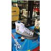 Image 2 : *NEW IN BOX* DISNEY HONG KONG GREY, BLACK & WHITE MICKEY MOUSE HIGH TOP SNEAKERS: SIZE 35