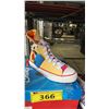 Image 2 : *NEW IN BOX* DISNEY HONG KONG YELLOW & PINK MICKEY MOUSE HIGH TOP SNEAKERS: SIZE 37