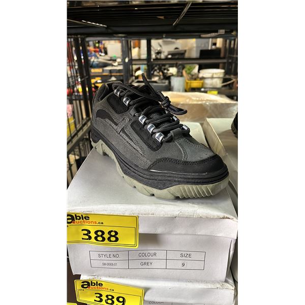 *NEW IN BOX* MEN'S SIZE 9 GREY RUNNING SHOES