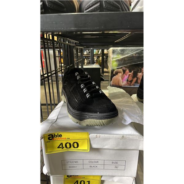 *NEW IN BOX* MEN'S SIZE 10 BLACK RUNNING SHOES
