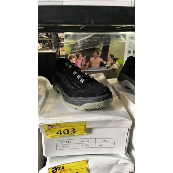 *NEW IN BOX* MEN'S SIZE 10 BLACK RUNNING SHOES