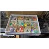 Image 2 : BOX OF 8 *NEW* 12 PIECE SEASHELL GEL WAX MINI CANDLE SETS