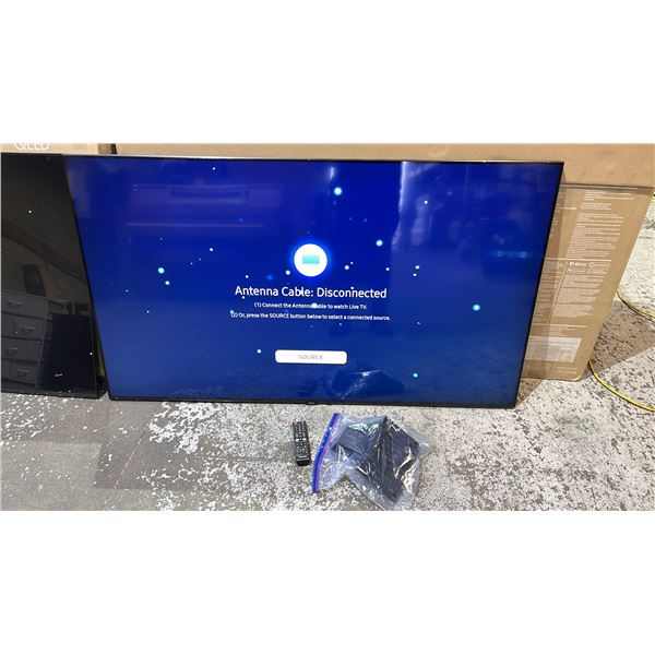 SAMSUNG 60-INCH Q60A QLED 4K SMART TV WITH REMOTE  AND LEGS