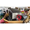 Image 1 : PALLET OF ASSTD HOME ITEMS INCL.: VILEDA SPIN MOP, DEWALT WET/DRY VACS, RECYCLING SORTING BIN & MORE