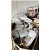 Image 2 : PALLET OF ASSORTED THROW BLANKETS, KING SIZE GOOSE DOWN DUVET, AREA RUGS, ASSTD. FRYING PANS & MORE