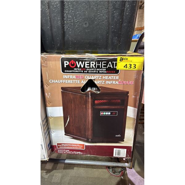 POWERHEAT INFRARED QUARTZ HEATER *IN BOX*