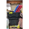 Image 1 : STACK OF (6) TOTES WITH (5) LIDS