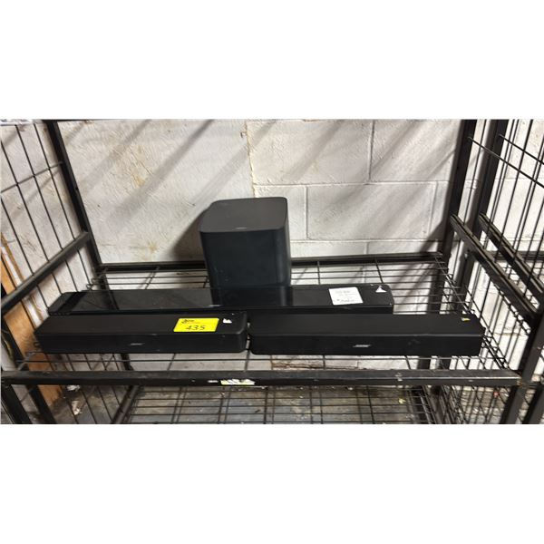 BOSE AUDIO SYSTEM WITH SUBWOOFER AND SOUNDBAR