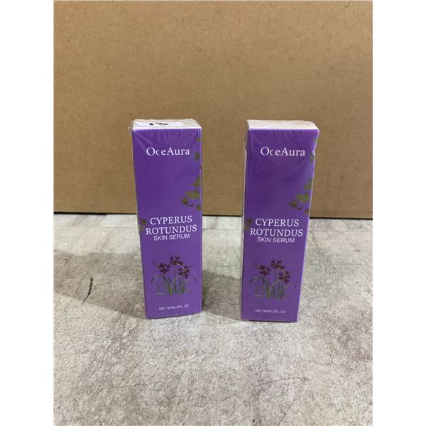 Lot Of 2 OceAura Cyperus Rotundus Skin Serum - 60ml Each