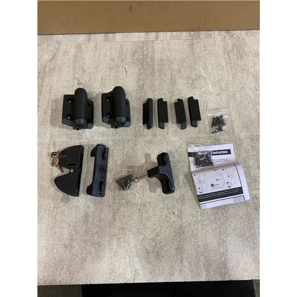 Key Lockable Gate Latch With Pull Cable