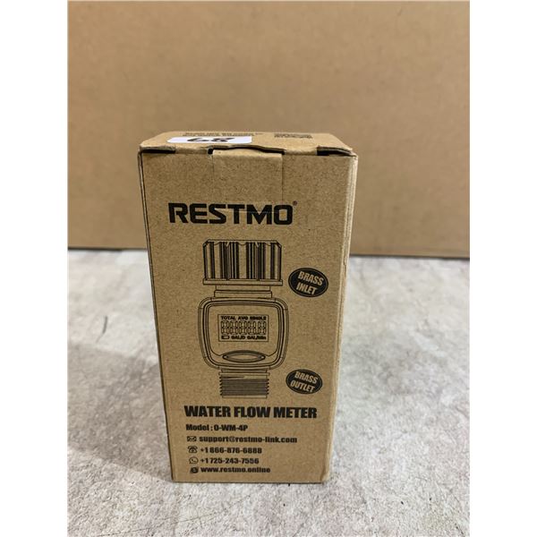 RESTMO Water Flow Meter - Model NO: 0-WM-4P