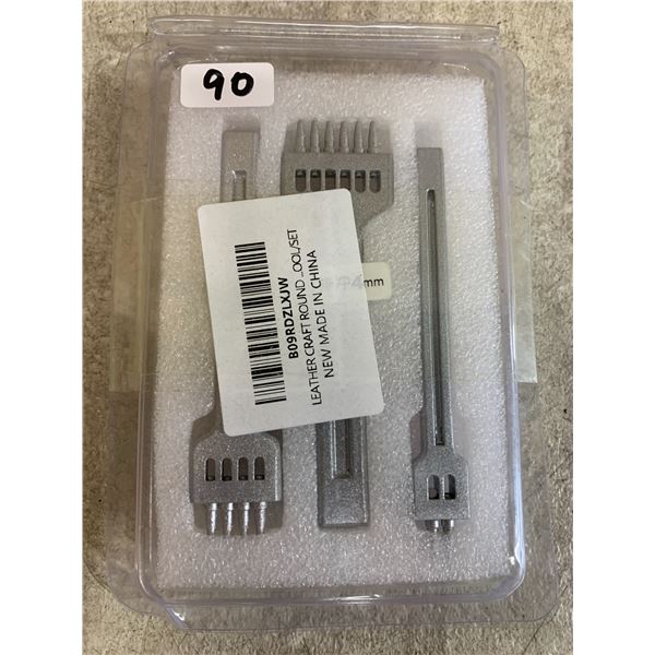 3 Piece Leather Round Hole Stitching Prong Set