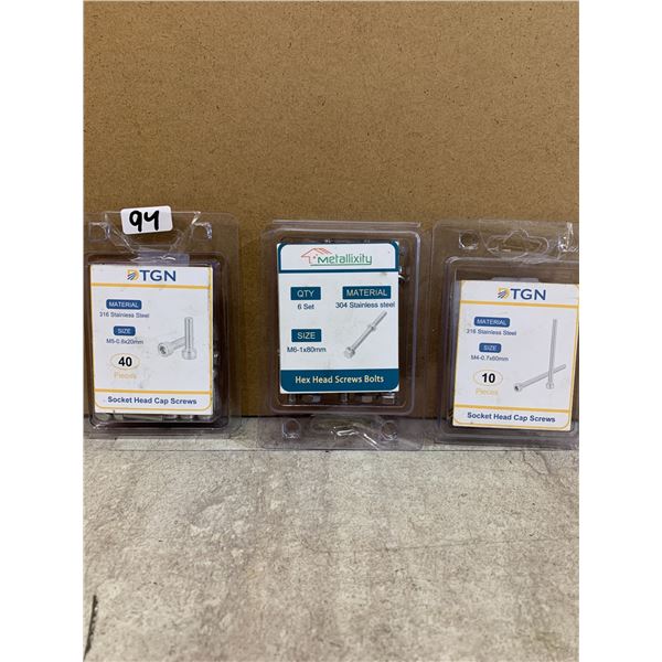 Assortment Of Hardware - Screws & Bolts