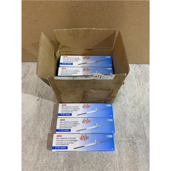 Lot Of 1500 Self Adhesive Fasteners - 2in
