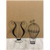 Image 1 : Lot Of 2 Decorative Metal Wall Pieces