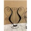 Image 3 : Lot Of 2 Decorative Metal Wall Pieces